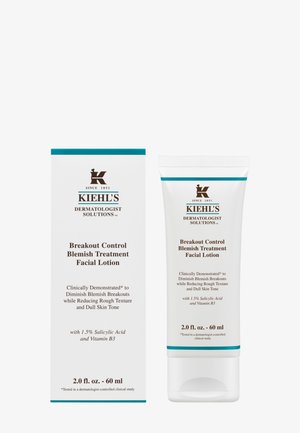 Lotion faciale traitement des imperfections Breakout Control dans un tube en plastique blanc avec un accent teal, affichant un texte de produit clair et une taille de 60 ml.