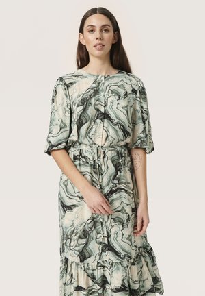 InWear ELITA - Maxikleid - graffiti wall grey/grau-meliert - Zalando.de