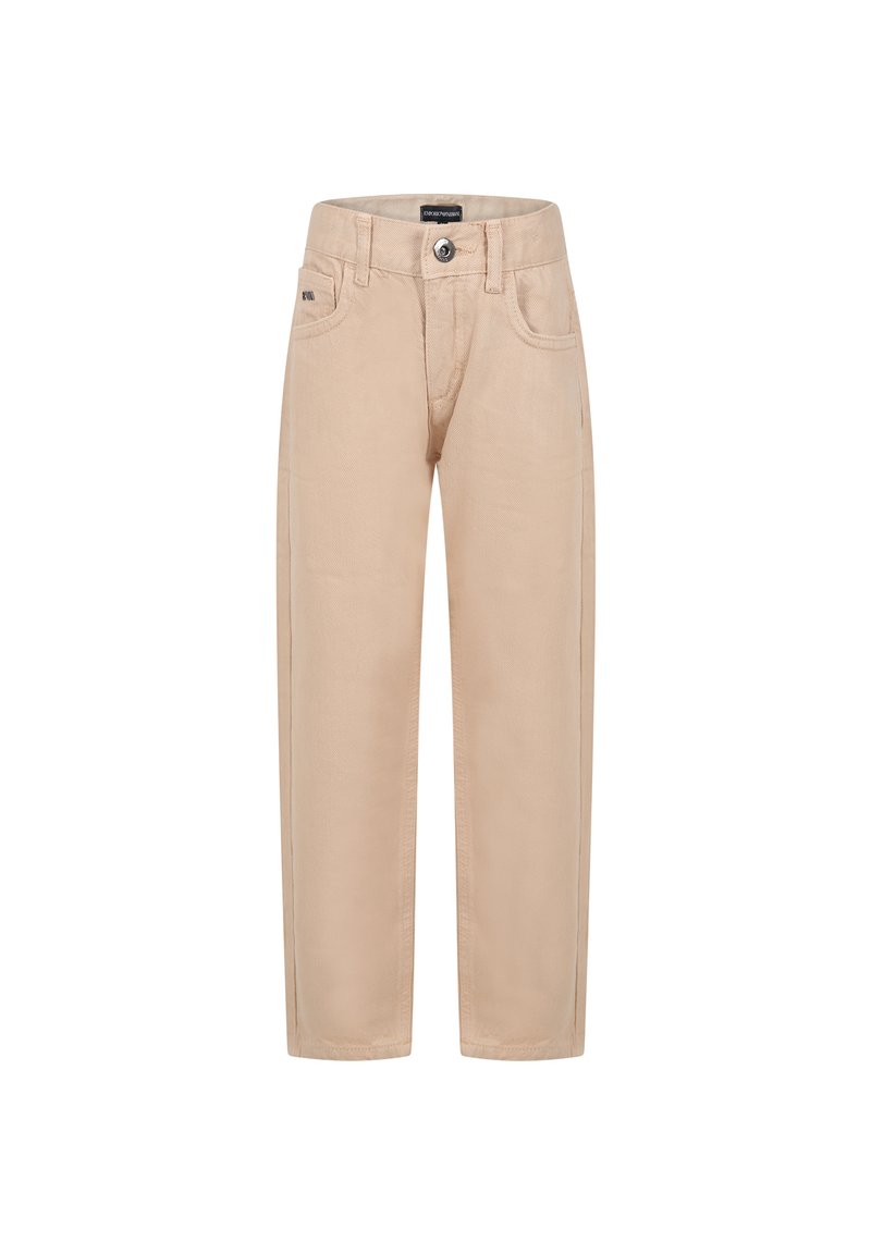 Armani Junior Straight leg jeans beige Armani Junior Straight leg jeans beige