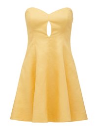 Forever New MARIAM CONTOURED MINI - Cocktailkjole - mango lassi