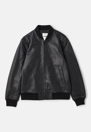 sandro MONACO  - Lederjacke - noir