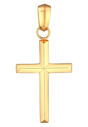 KUZZOI MODERN CROSS - Anhänger - gold-coloured