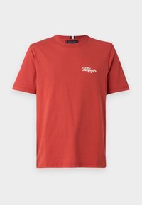 Tommy Hilfiger CHAINSTITCH - T-shirt basic - terra red