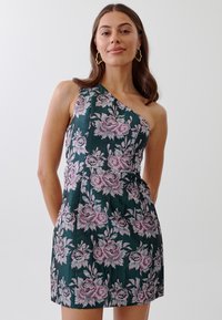 TUSSAH NATASHA MINI    - Shift-haljina - emerald floral jacquard