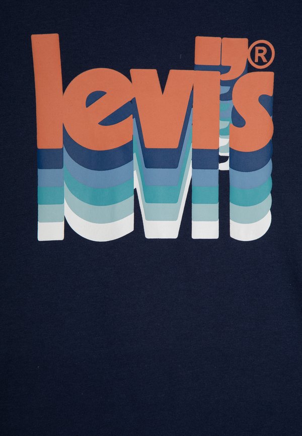 LAYERED POSTER LOGO TEE - Print T-shirt - naval academy2