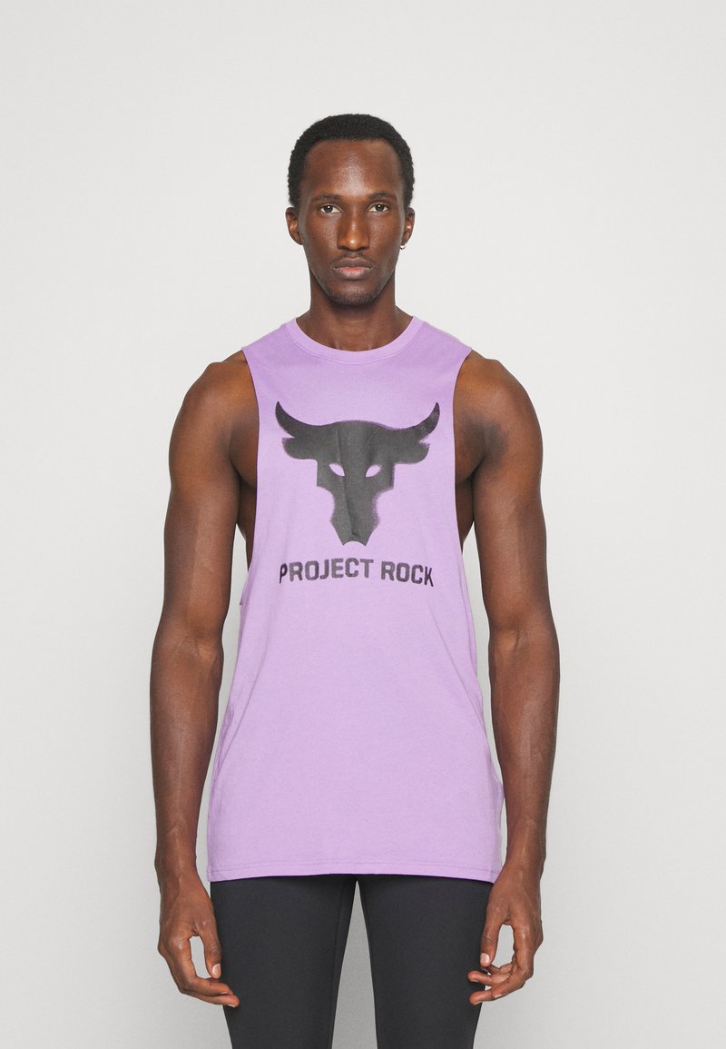 Under Armour ROCK BRAHMA BULL TANK Top bloom/black/lila Zalando.at