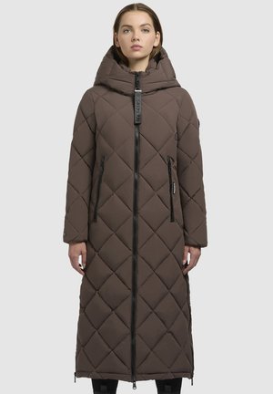 GENTI - Talvemantel - taupe dunkel