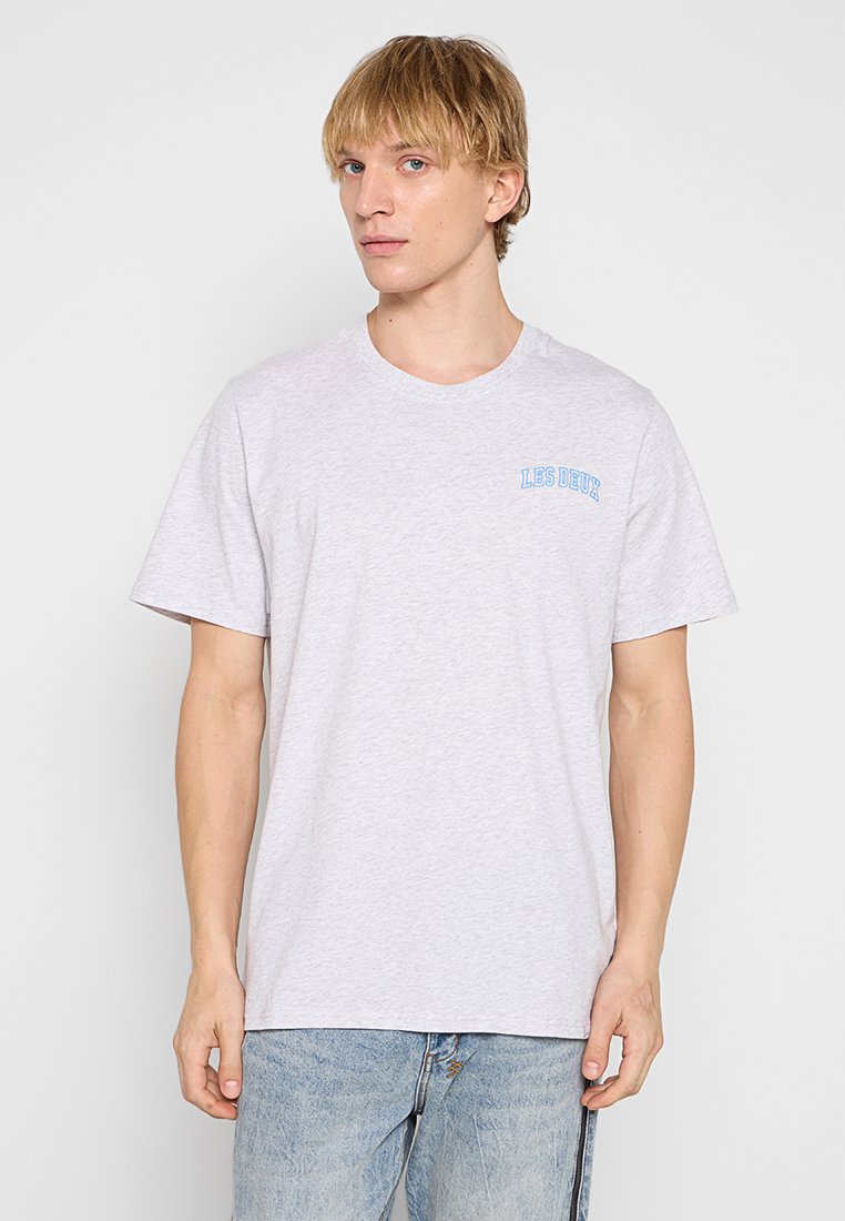 Les Deux T-shirt basic lichtgrijs