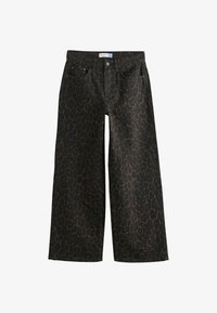Unselected, chocolate brown true leopard print