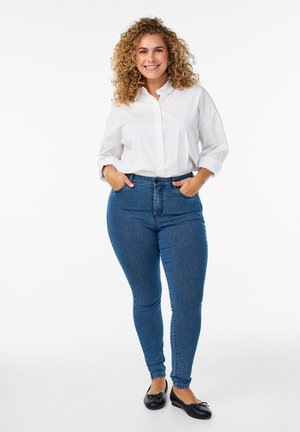 AMY SUPER  - Jeans slim fit - dark blue