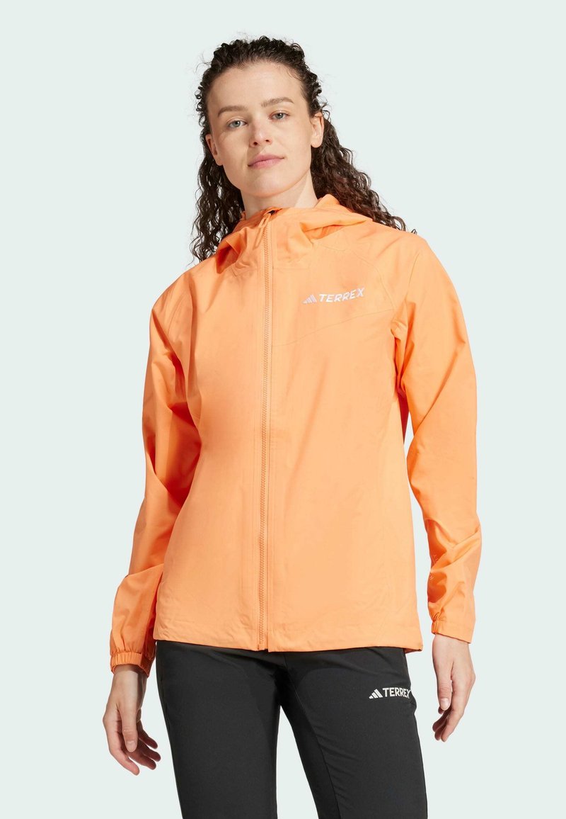 Adidas Terrex MULTI TWO-LAYER RAIN.RDY - Regenjacke / wasserabweisende Jacke - amber tint