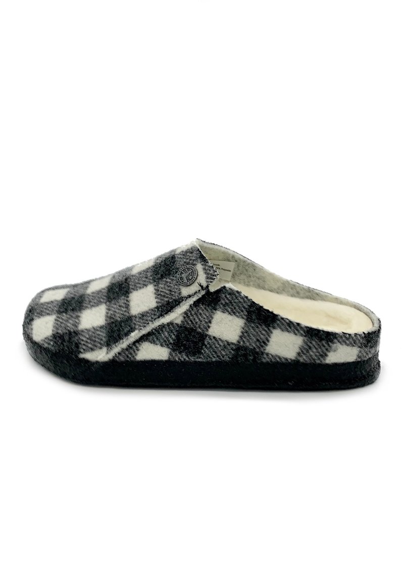 Birkenstock Clogs - plaid_white