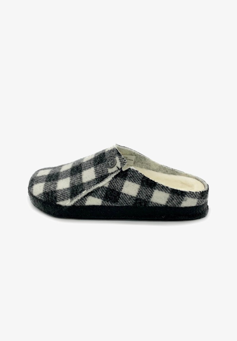 Birkenstock Clogs - plaid_white