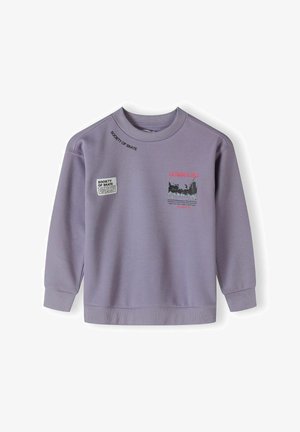 GRAPHIC CREW NECK - Športni pulover - lilac