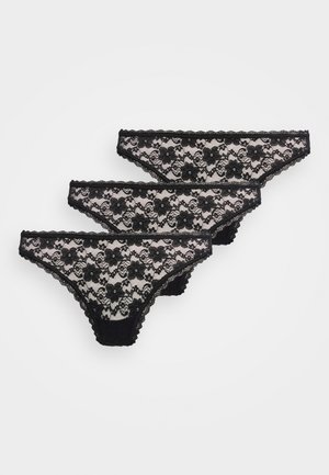 BASIC 3 PACK - Brazilian - jet black