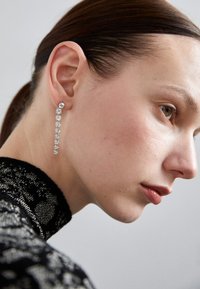 LINEAR - Naušnice - silver-coloured