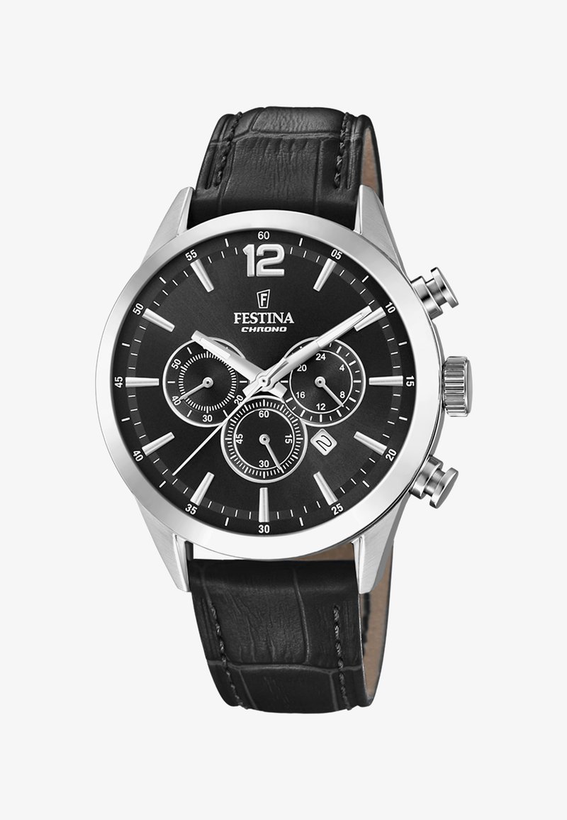 Festina Swiss Made Chrono Black 41mm Watch F20040/4 Festina Swiss Made Chrono Black 41mm Watch F20040/4