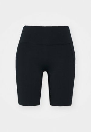 Nike Performance UNIVERSA 8IN POCKET SHORT - Legingi - black/anthracite/dark smoke grey