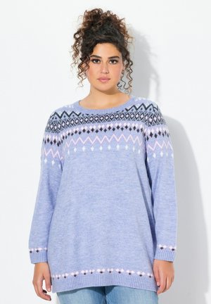 NORWEGIAN STYLE LONG SLEEVE - Maglione - sky blue