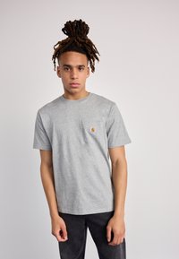 Carhartt WIP - POCKET - Basic T-shirt - grey heather Thumbnail Image 1