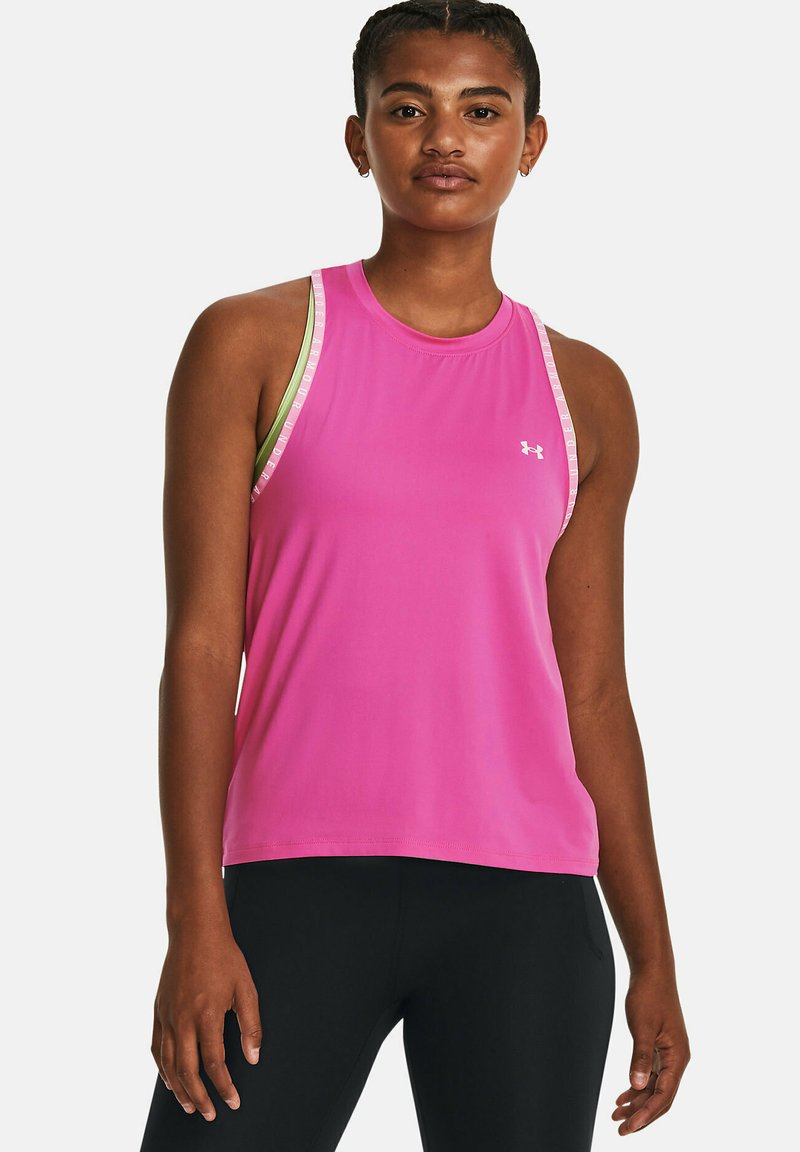Under Armour SLEEVELESS KNOCKOUT NOVELTY TANK Top rebel pink/pink