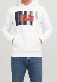 Jack & Jones Jersey con capucha - white