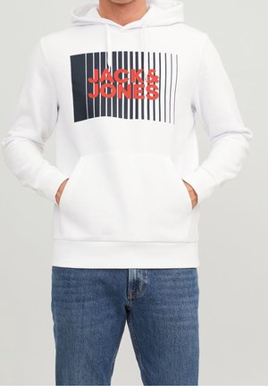 Jack & Jones Sweat à capuche - white