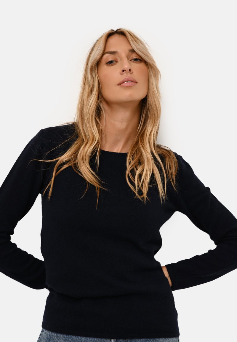 Just Cashmere VIVIAN granatowy