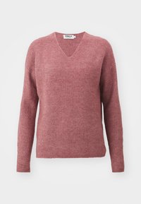 ONLCAMILLA V NECK - Džemper - crushed berry melange