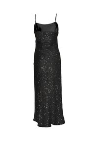 True Decadence SEQUIN MIDI SLIP  - Cocktailjurk - black sequin