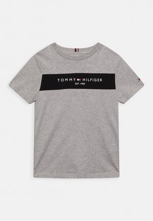ESSENTIAL COLORBLOCK TEE - T-Shirt print - light grey heather