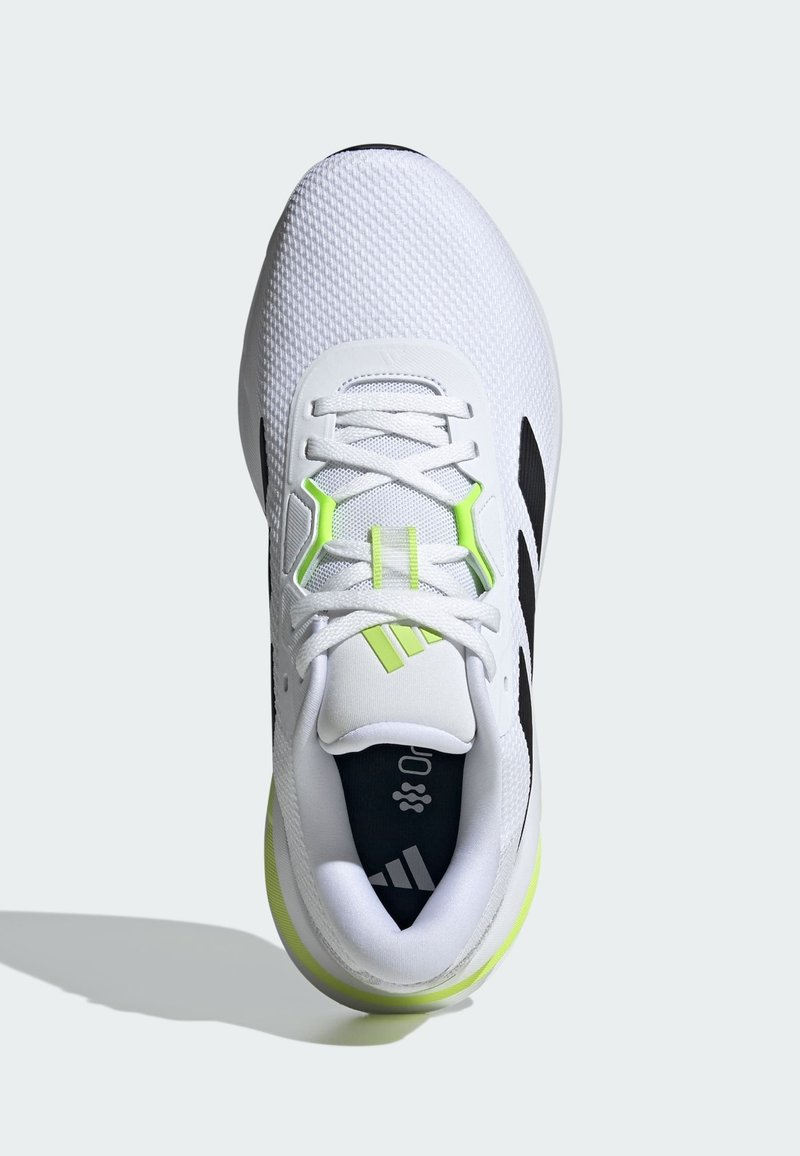 adidas Performance GALAXY 7 - Road running shoes - cloud white core black  solar slime/off-white - Zalando