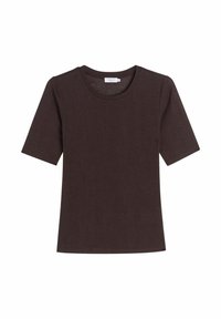 LANE BASIC - T-paita - dark brown