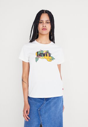 Levi's® THE PERFECT TEE - T-Shirt print - cloud dancer