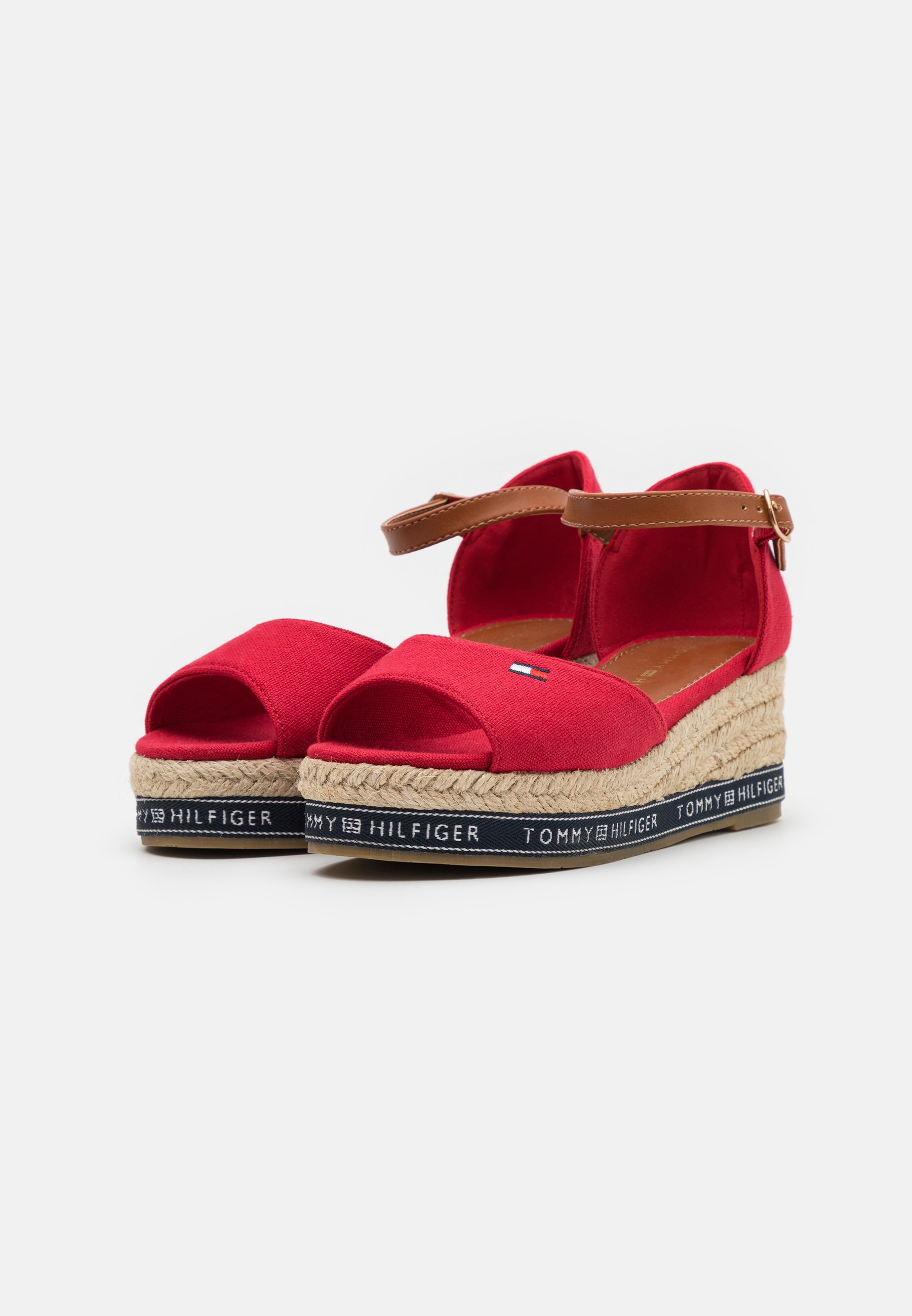Tommy Hilfiger Sandalen - red/Rood - Zalando.nl