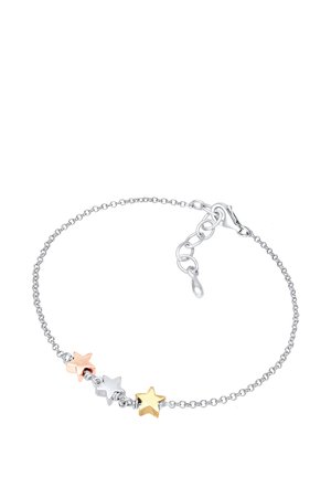 ARMBAND STERNE STAR ASTRO TRI-COLOR TREND BASIC - Bracelet - silberfarben