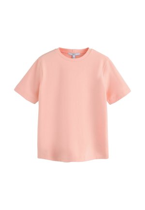 REGULAR FIT  SHORT SLEEVE CREW NECK - T-shirts basic - peach pink