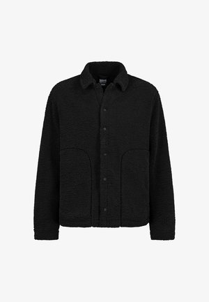 Sublevel, SUBLEVEL FLEECEJACKE MIT KNÖPFEN - Fleece jacket - black