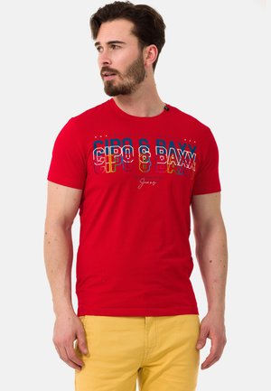 Cipo & Baxx, T-shirt imprimé - rood
