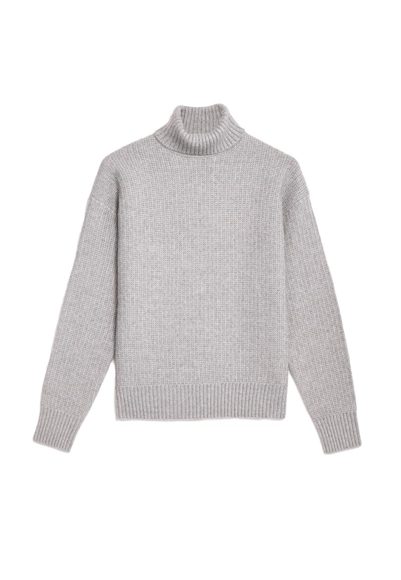 Marks Spencer CLOUD YARN TEXTURED ROLL NECK Svetr grey/šedá