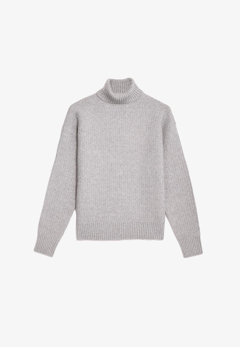 Marks Spencer CLOUD YARN TEXTURED ROLL NECK Svetr grey/šedá