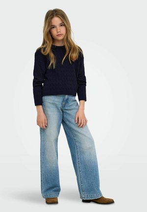 ONLY GIRLS, KNITTED PULLOVER KOGIBI KNITTED PULLOVER - Džemper - night sky