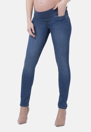 Calças de ganga de corte skinny - midblue