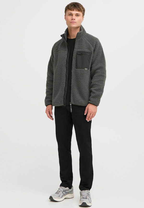 PRROMY - Fleece jacket - forged iron2