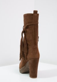 Unisa High heeled boots - cognac