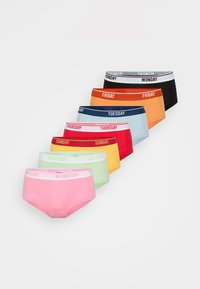PCLOGO LADY DAYS HIPSTER 7 PACK - Fecskék - black/blue/green/yellow/red/orange/pink