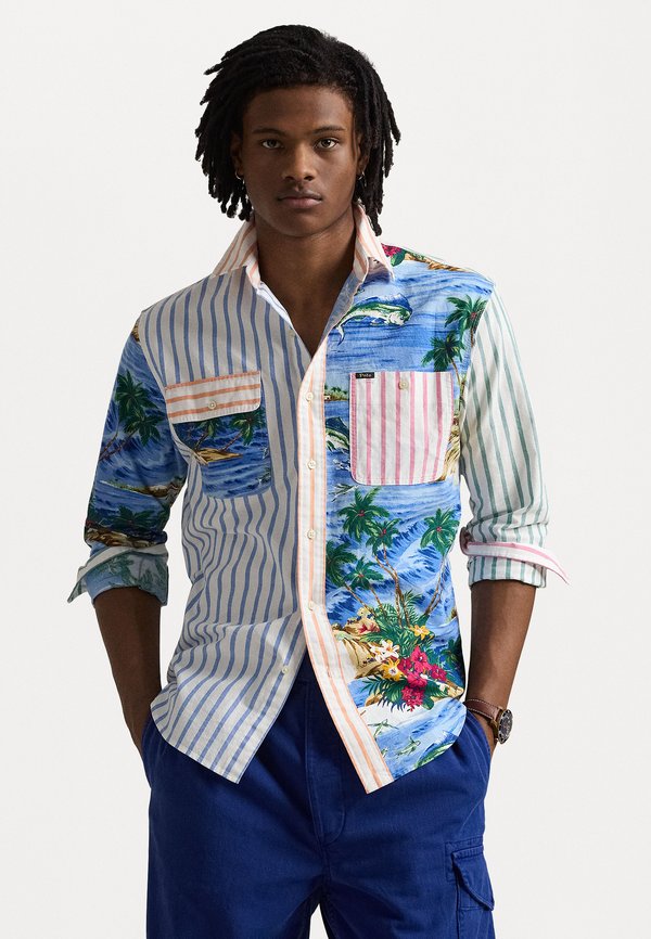 CLASSIC FIT PATCHWORK OXFORD WORKSHIRT - Shirt - tropical patchwork