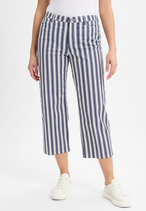 Pantaloni - indigo weiß