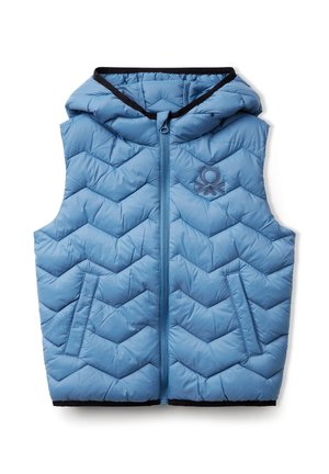 PADDED WITH HOOD - Weste - blue