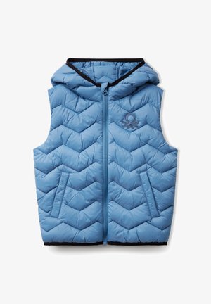 PADDED WITH HOOD - Weste - blue